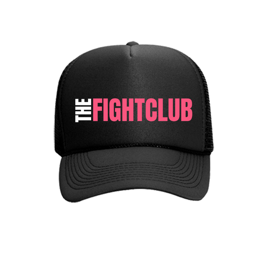 Big and Bold Trucker Hat – Black & Hot Pink